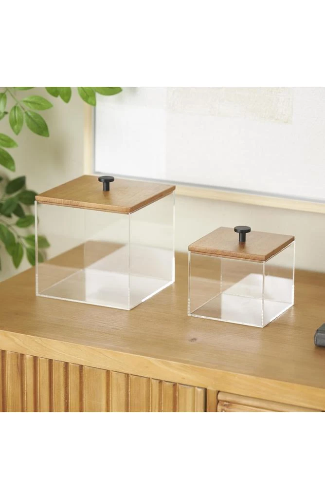 UMA Contemporary Set of 2Decorative Acrylic Boxes 6