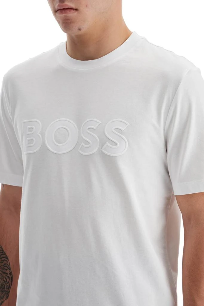Hugo Boss T-shirt With Patch Logo Design 4