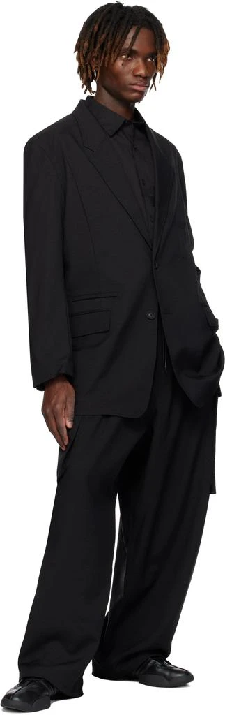 Y-3 Black Sport Uniform Blazer 4
