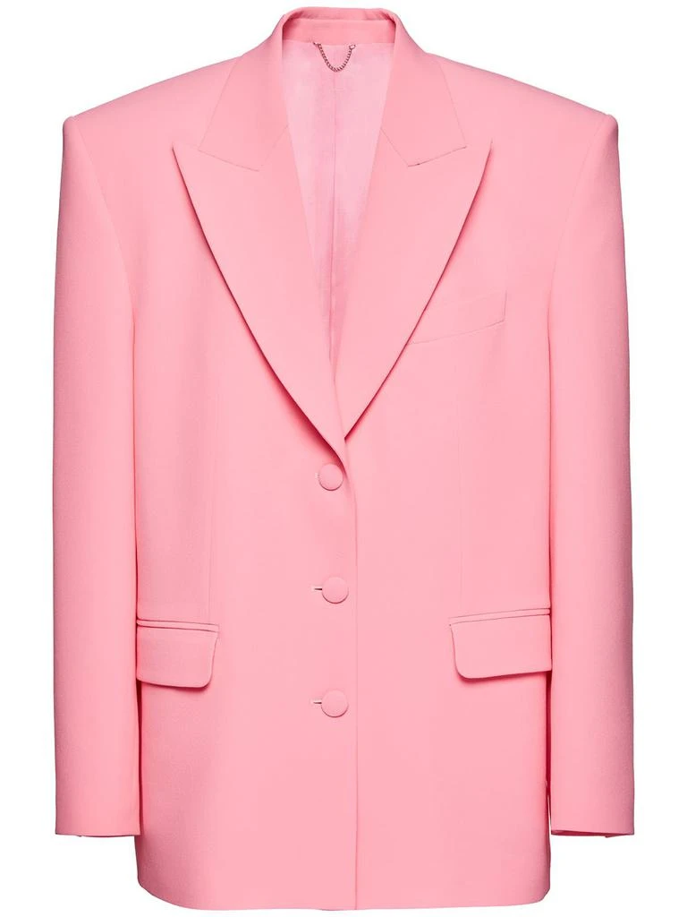 Magda Butrym Oversize Silk Blend Cady Blazer 1