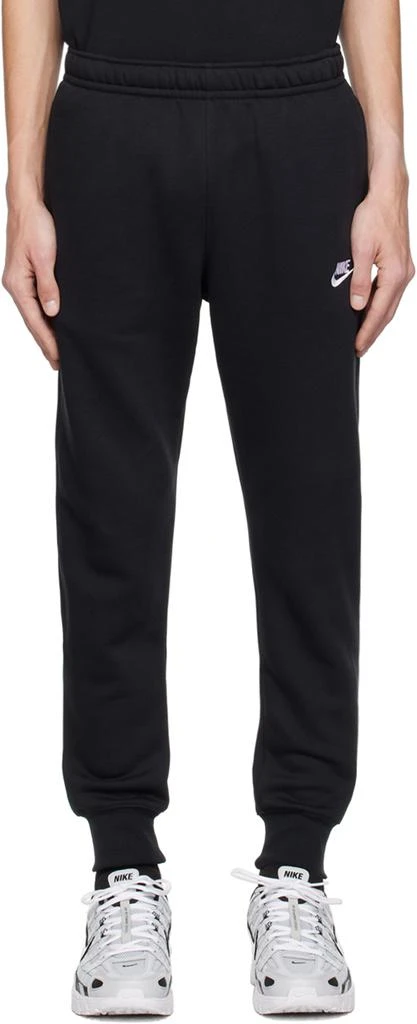 NIKE Black Sportswear Club Sweatpants 1