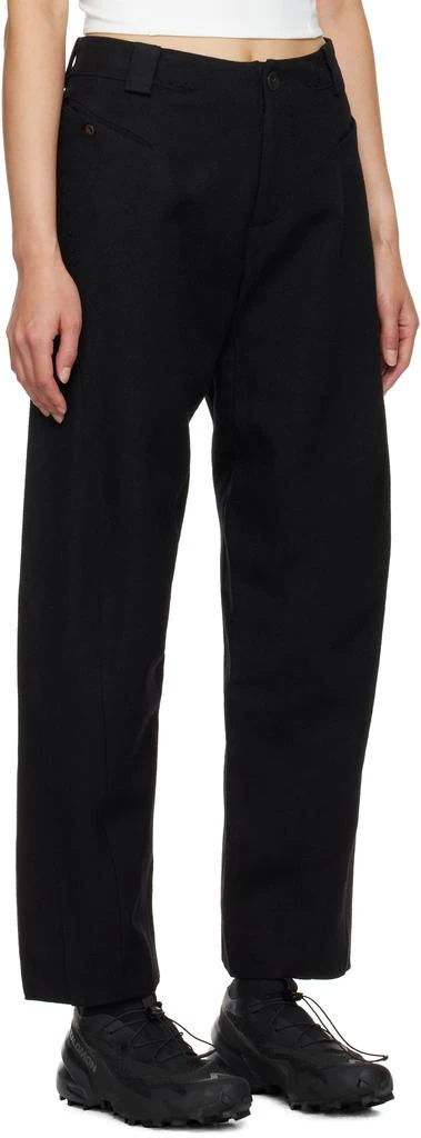 Hyein Seo Black Bent Trousers 2