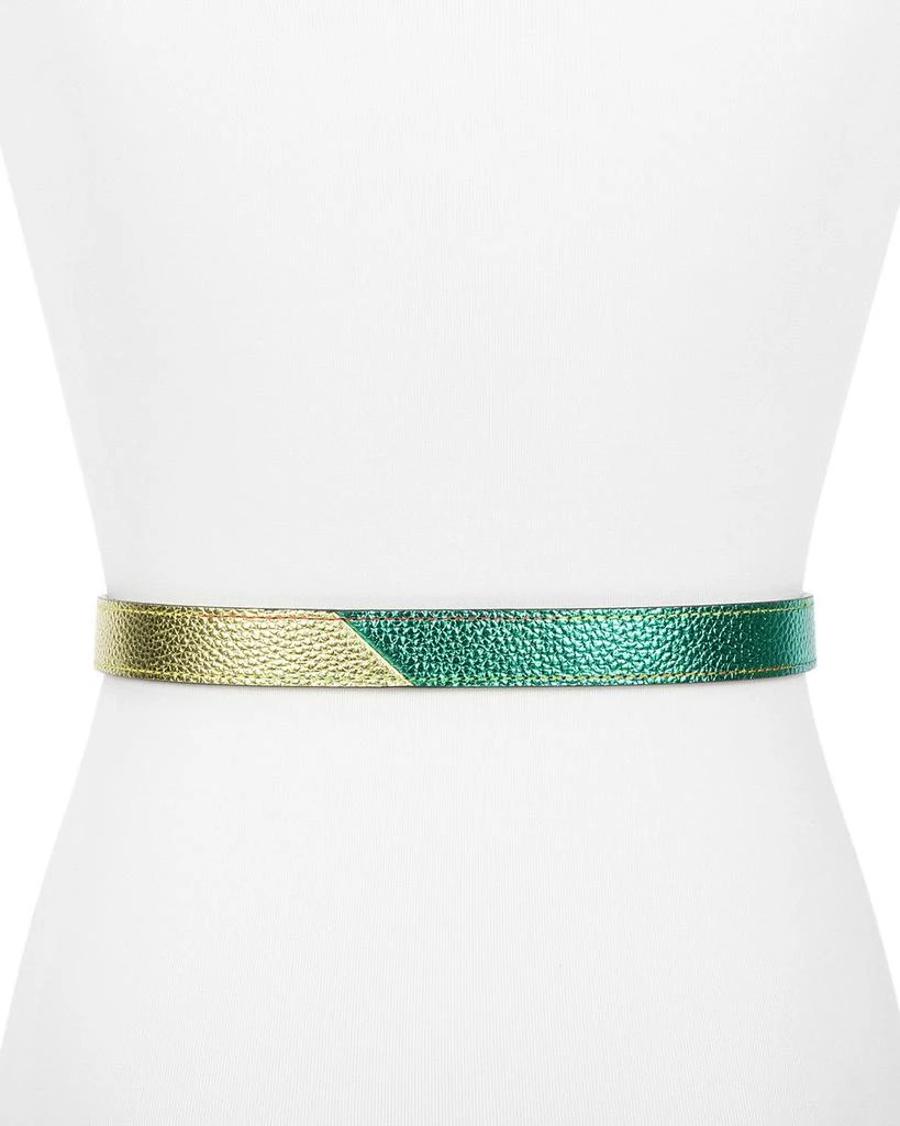 Kurt Geiger Women's Metallic Rainbow Belt 3