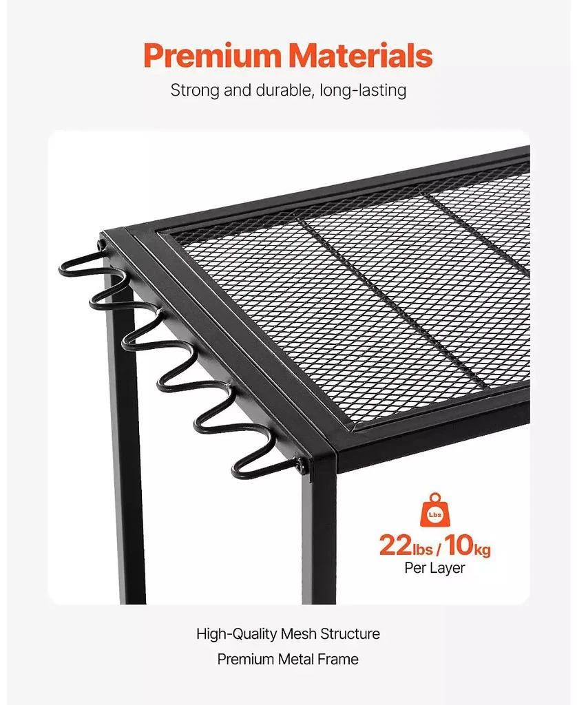 Mecale Fishing Rod Holder, 10-Rod Mobile Pole Rack Cart with Wheels for Garage or Home Fishing Gear Storage 7