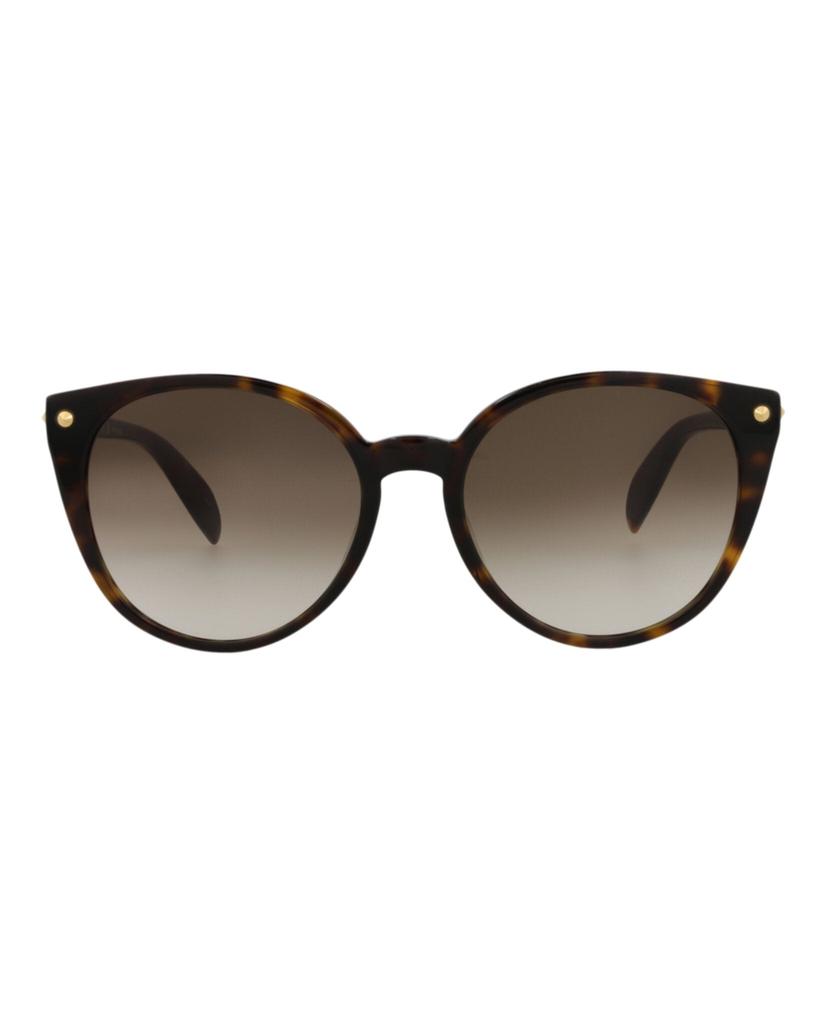 Alexander McQueen Round-Frame Acetate Sunglasses