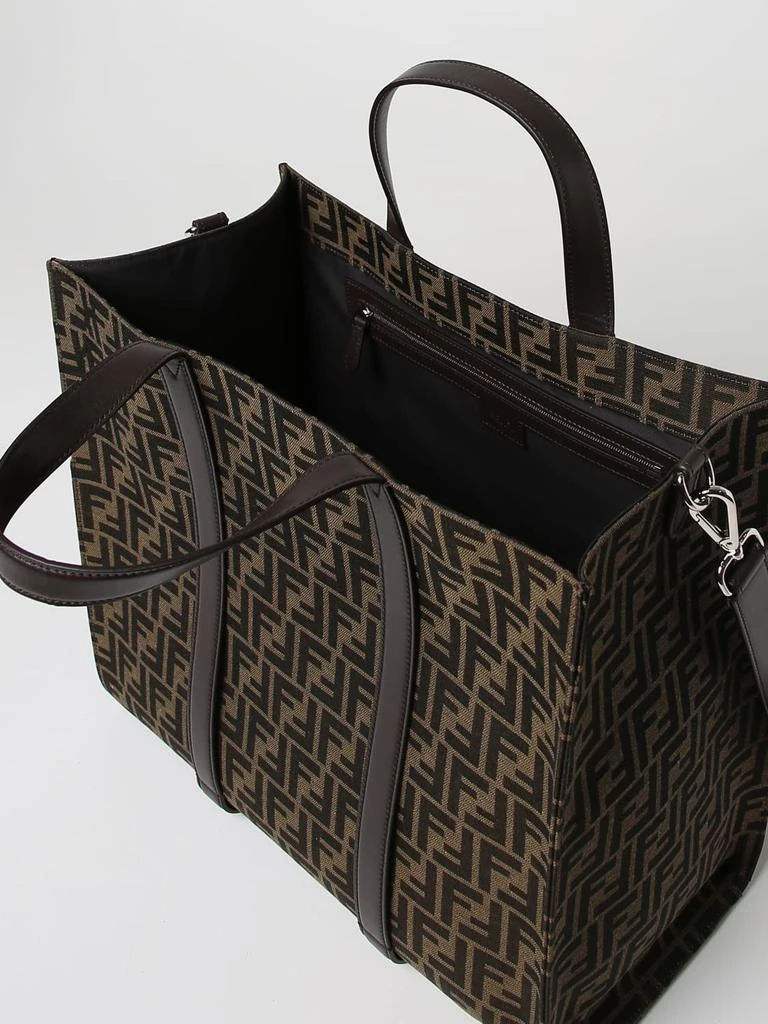 Fendi Fendi shopper bag in fabric with jacquard FF monogram 4