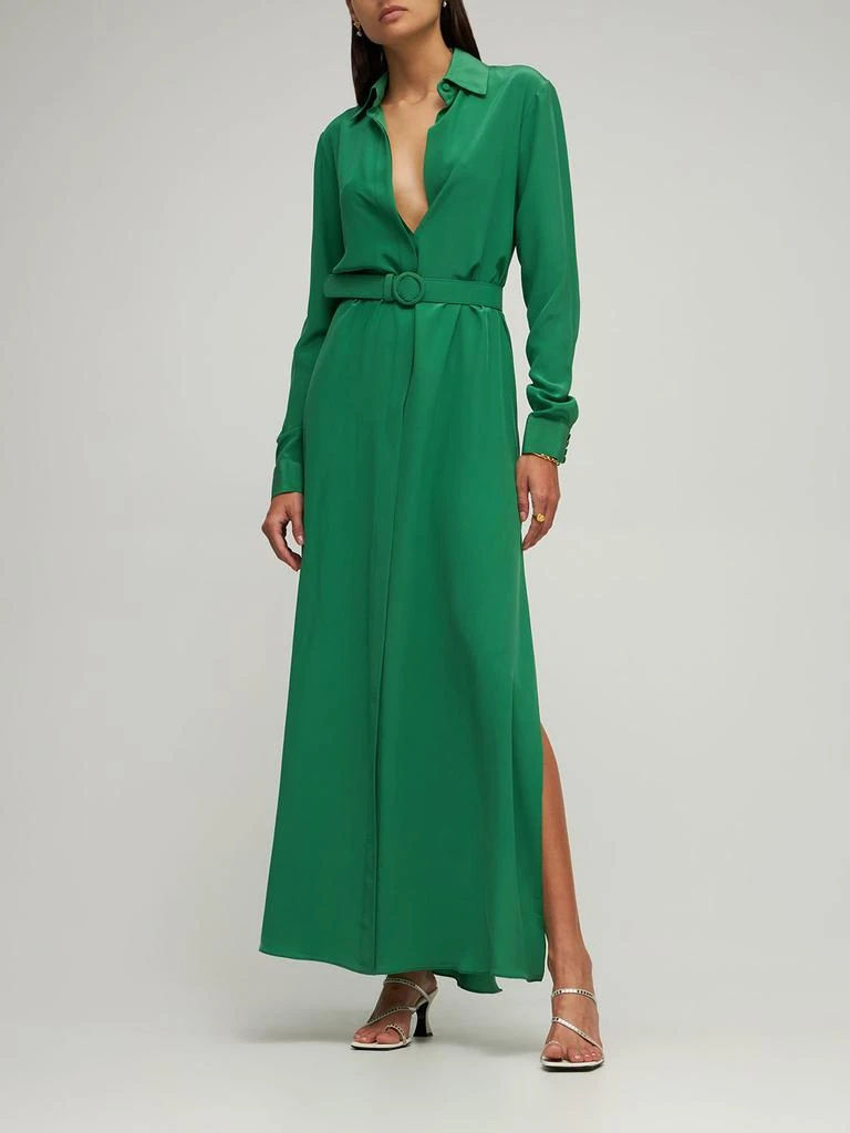 Costarellos Silk Crepe Kaftan Dress 1