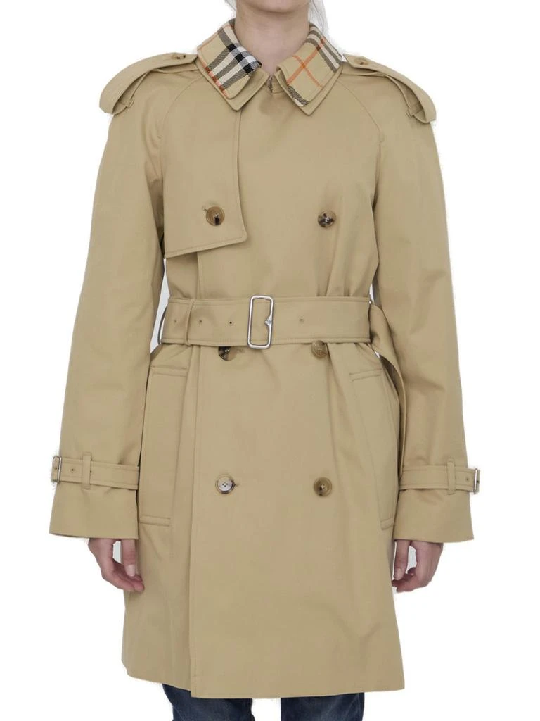 Burberry Burberry Double Breasted Belted Trench Coat 1