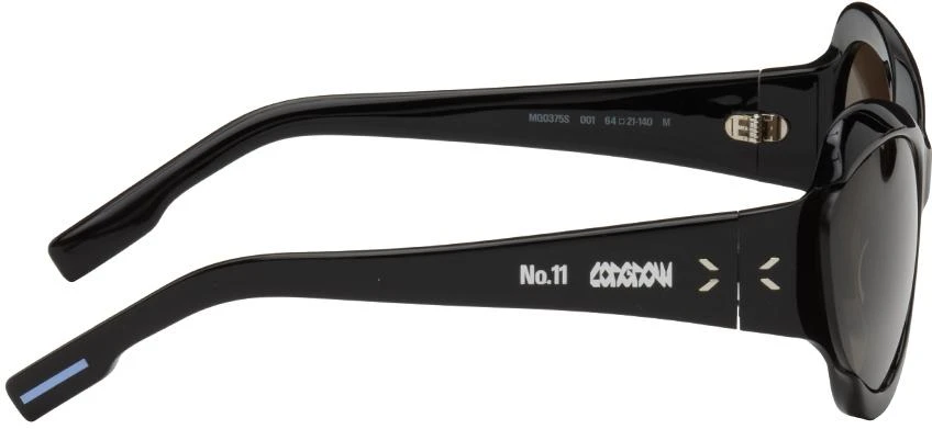 Alexander McQueen Black Futuristic Sunglasses 2
