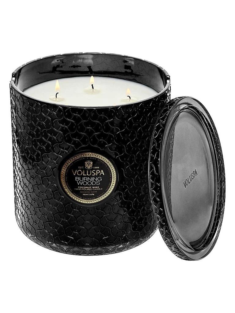 Voluspa Maison Burning Woods 5-Wick Hearth Candle 2