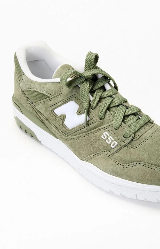 New Balance Green 550 Shoes 6
