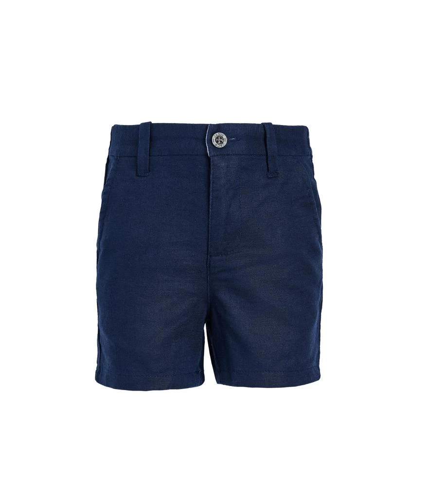 Janie and Jack Linen Flat Front Shorts (Infant)