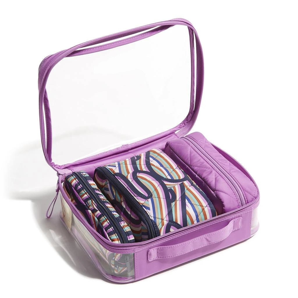 Vera Bradley Outlet Clear 4-Piece Cosmetic Set 2