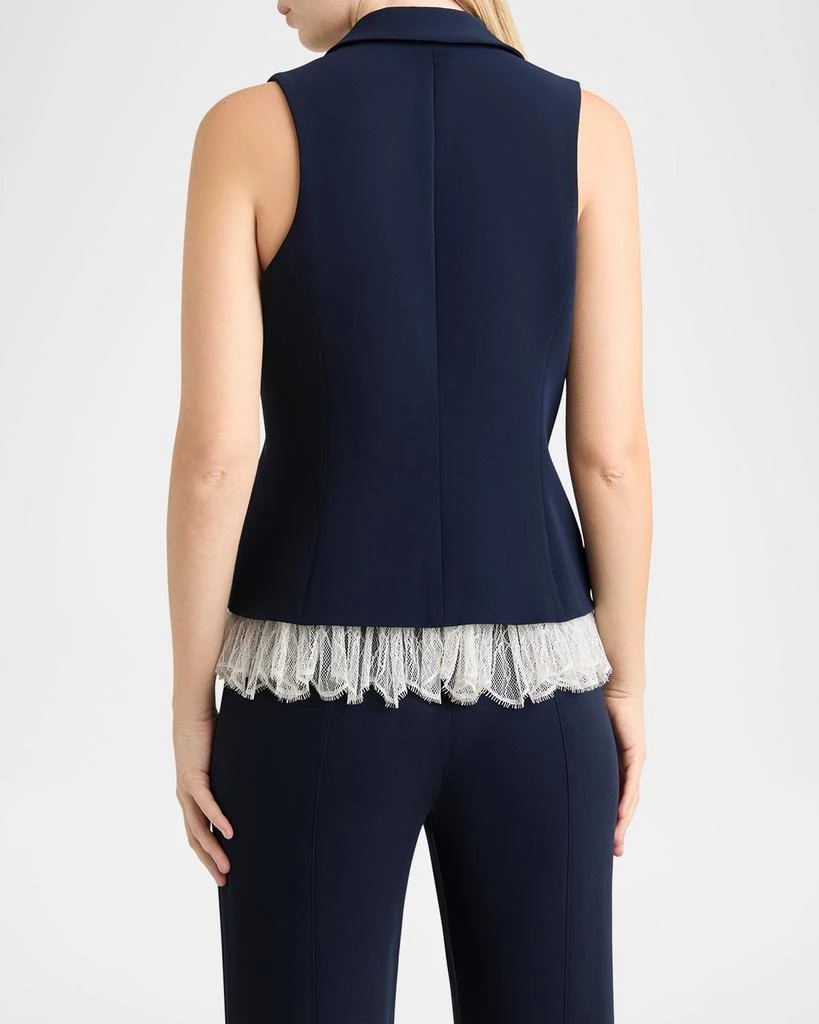 Cinq a Sept Roxie Lace-Trim Vest 3