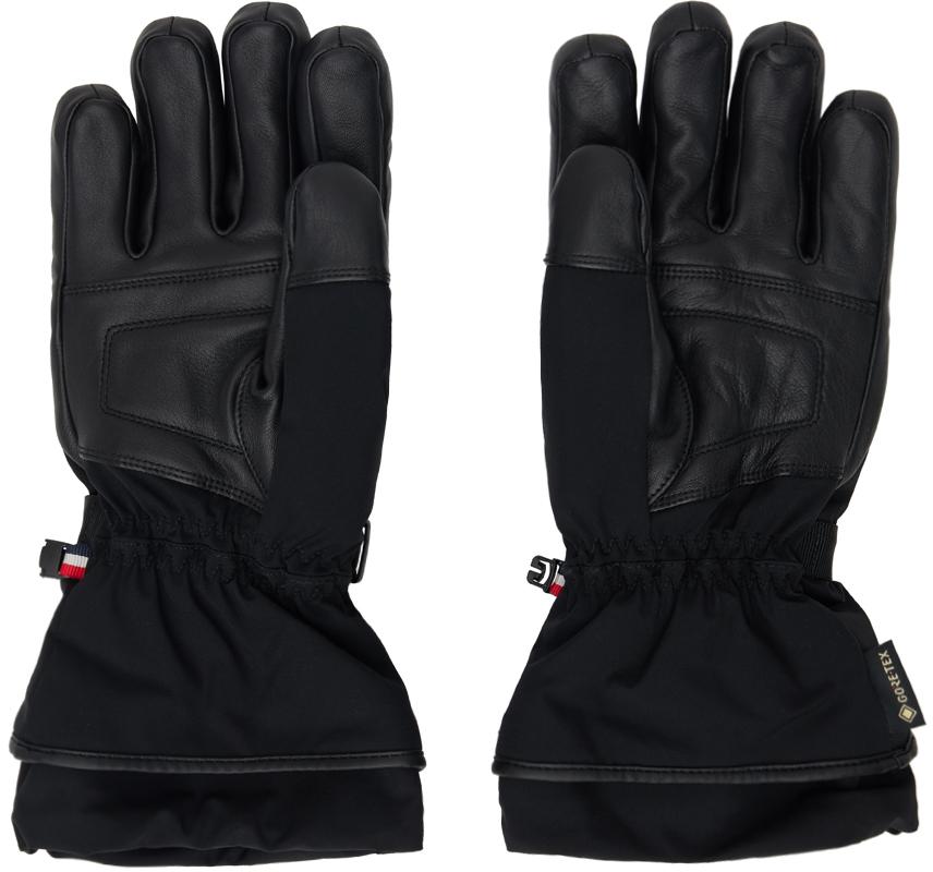 Moncler Black Padded Gloves