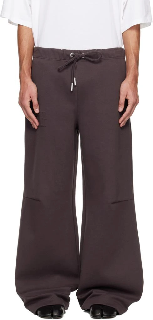 Jean Paul Gaultier Brown 'The Embossed Gaultier' Lounge Pants 1