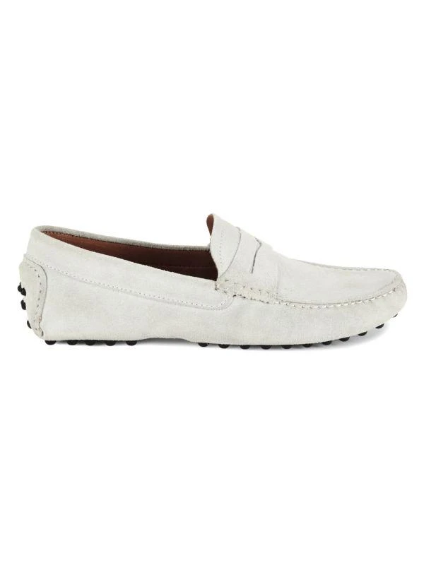 Massimo Matteo Suede Driving Penny Loafers 1