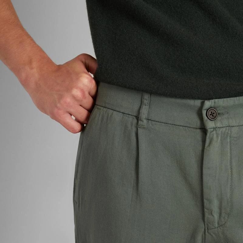 L'Exception Paris Pleated pants in cotton twill Laurel Wreath L'EXCEPTION PARIS 4