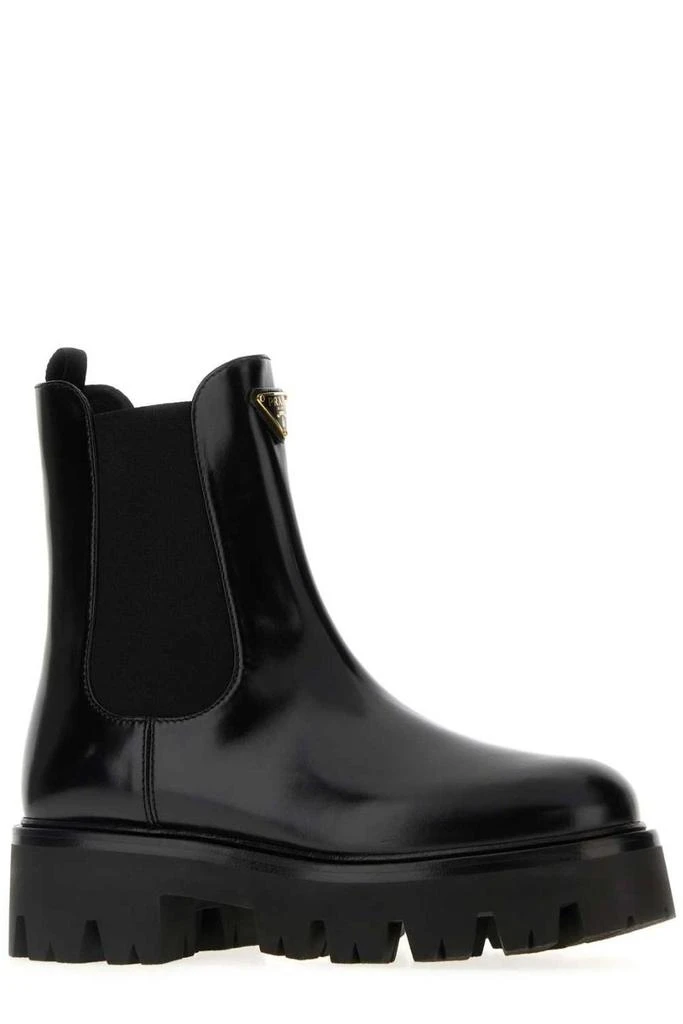 Prada Prada Logo Plaque Slip-On Chelsea Boots 2