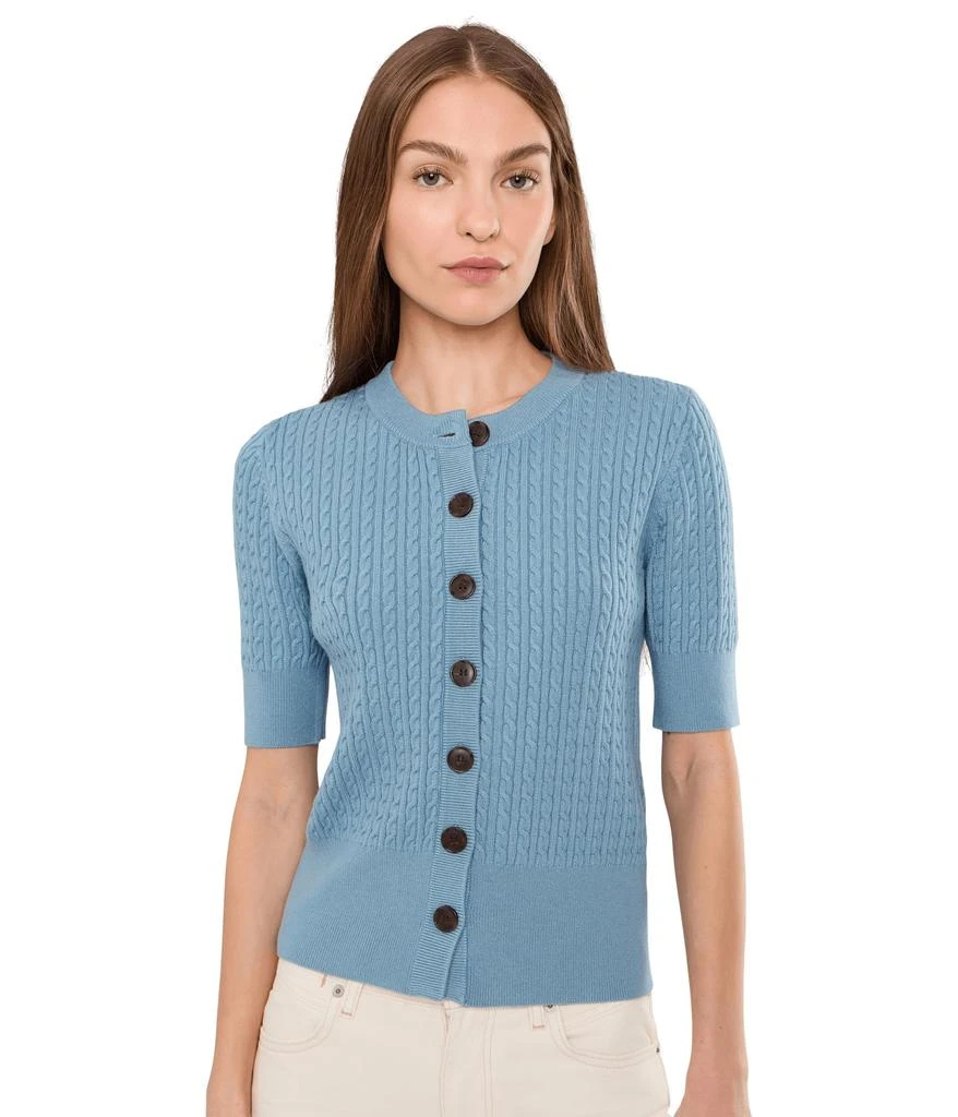 Varley Rhys Short Sleeve Cardigan