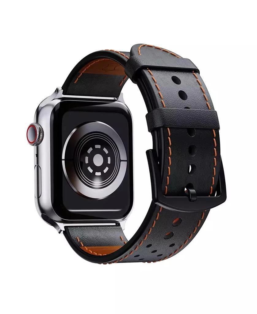 Waloo Breathable Leather Band For Apple Watch 5