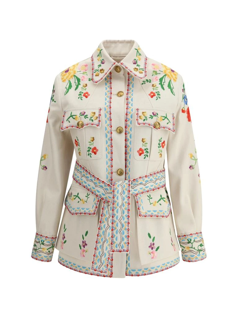 Valentino Embroidered Denim Jacket 1