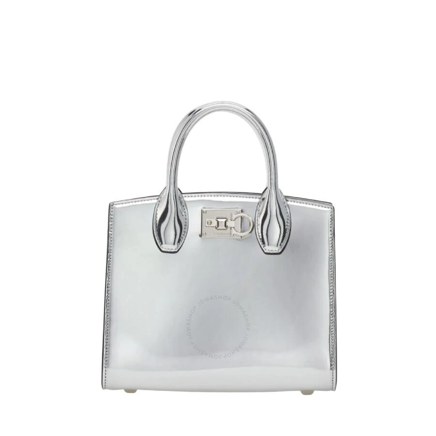 Salvatore Ferragamo Small Studio Box Gancini Buckle Tote Bag 1