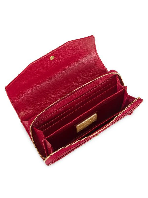 Mario Valentino Marcus Palmellat Leather Wristlet Wallet 3