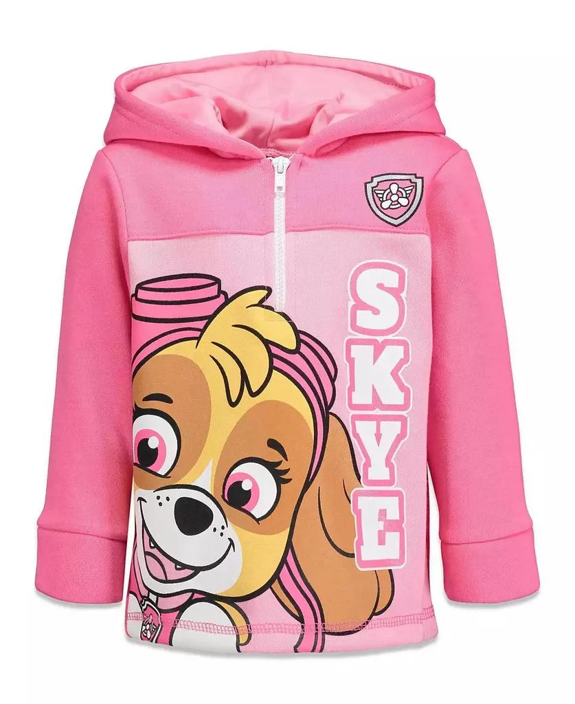 Paw Patrol Little Girls Fleece Half Zip Hoodie