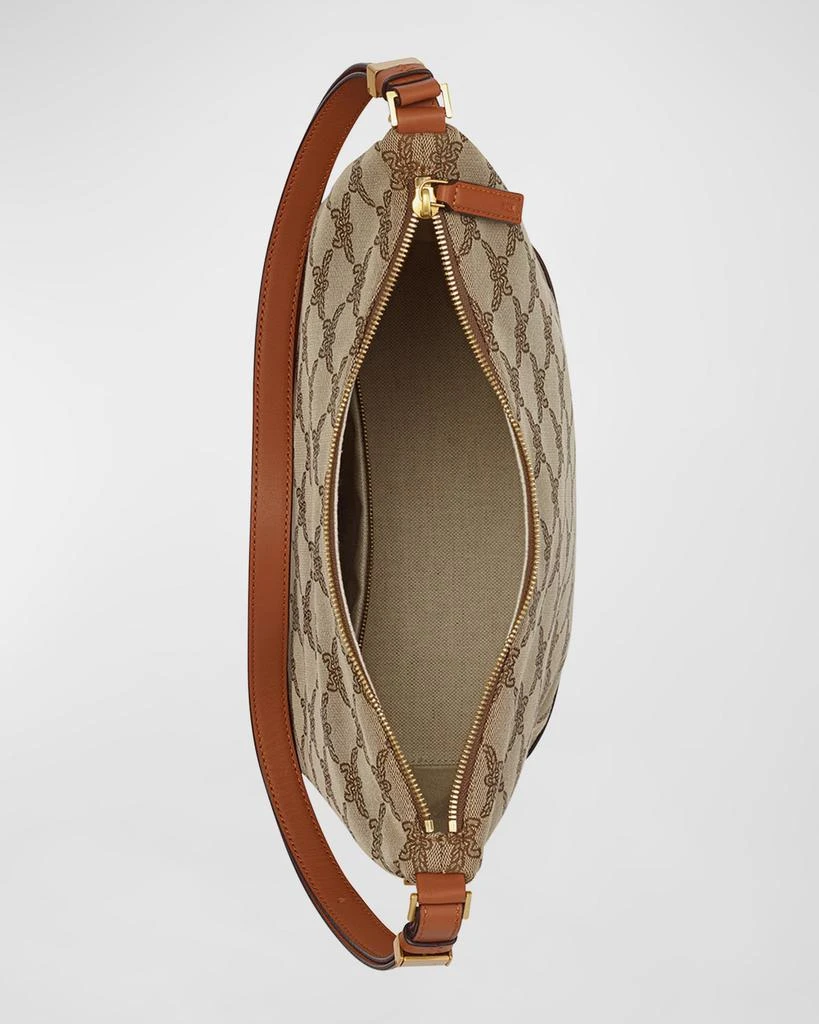 MCM Lauretos Monogram Hobo Bag 3
