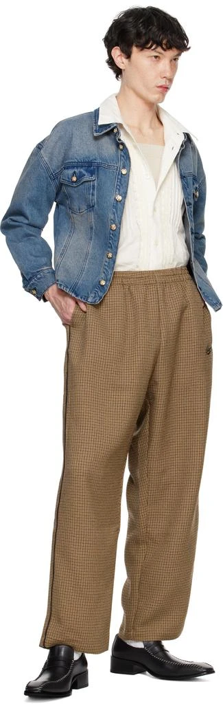 WILLY CHAVARRIA Blue Shrunken Denim Jacket 4