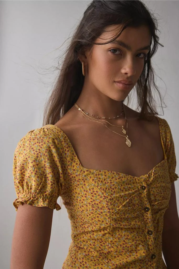 Kimchi Blue Nina Button-Down Milkmaid Mini Dress  On Sale Now with Up to  50% Off | Discover Exclusive Deals & Savings at BeyondStyle  Authentic  Kimchi Blue Dresses|womens|Women's with Limited-Time Discounts,