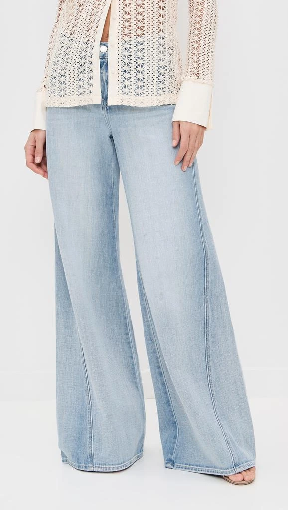 LAGENCE Beau T-Seam Wide Leg Jeans 6