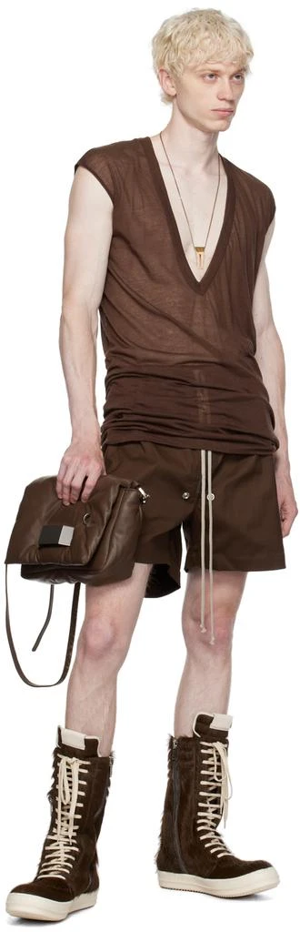 Rick Owens Brown Cargobasket Sneakers 5
