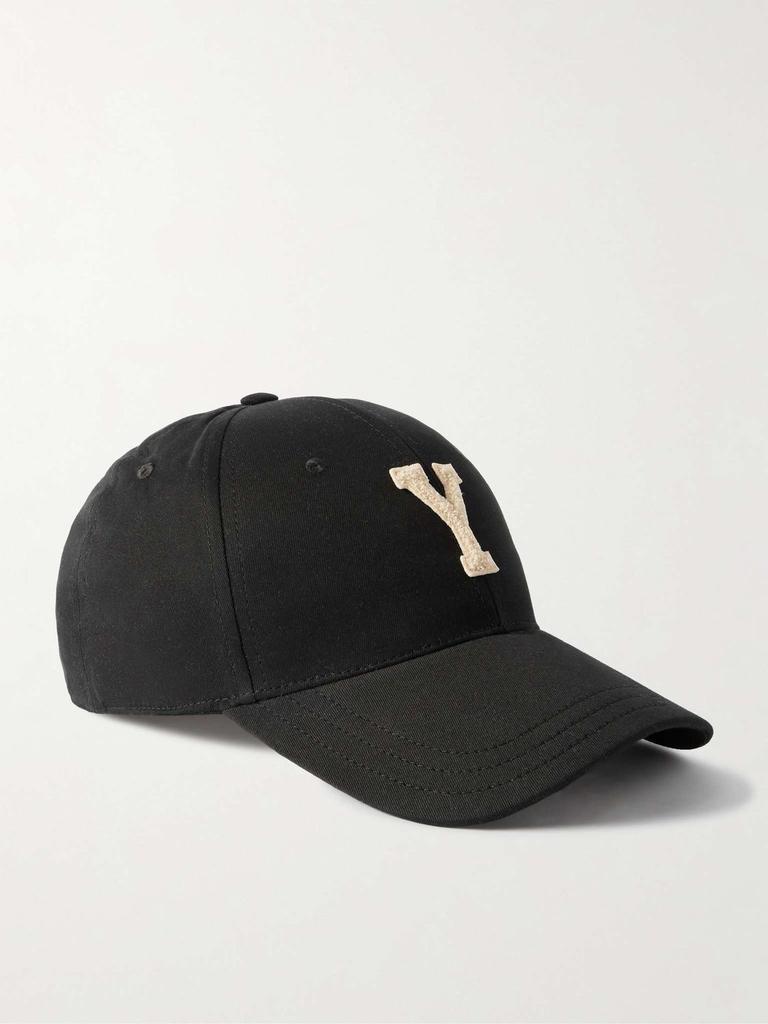Yves Saint Laurent LOGO COTTON BASEBALL CAP