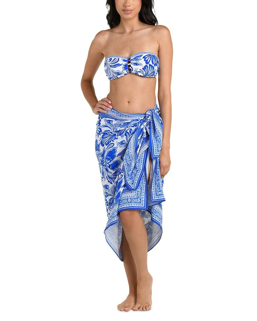 La Blanca Botanical Brocade Pareo Swim Cover-Up 2