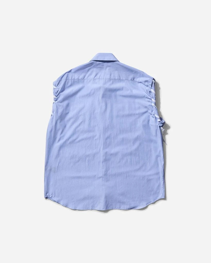 Martine Rose Men's Laced Sleeve Overshirt Blue 2