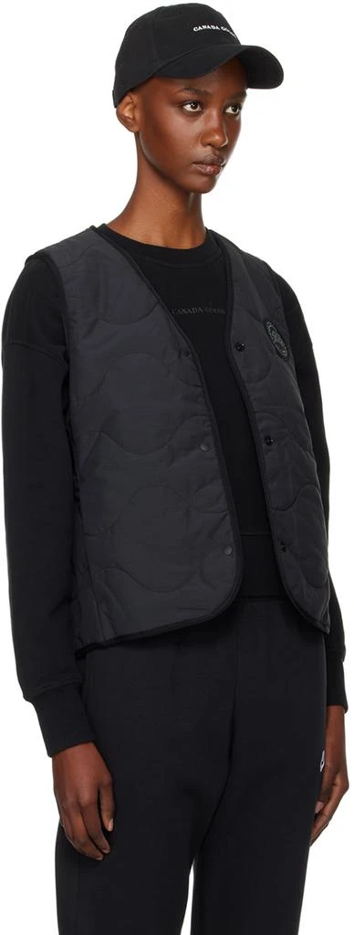Canada Goose Black 'Black Label' Annex Liner Reversible Vest 2