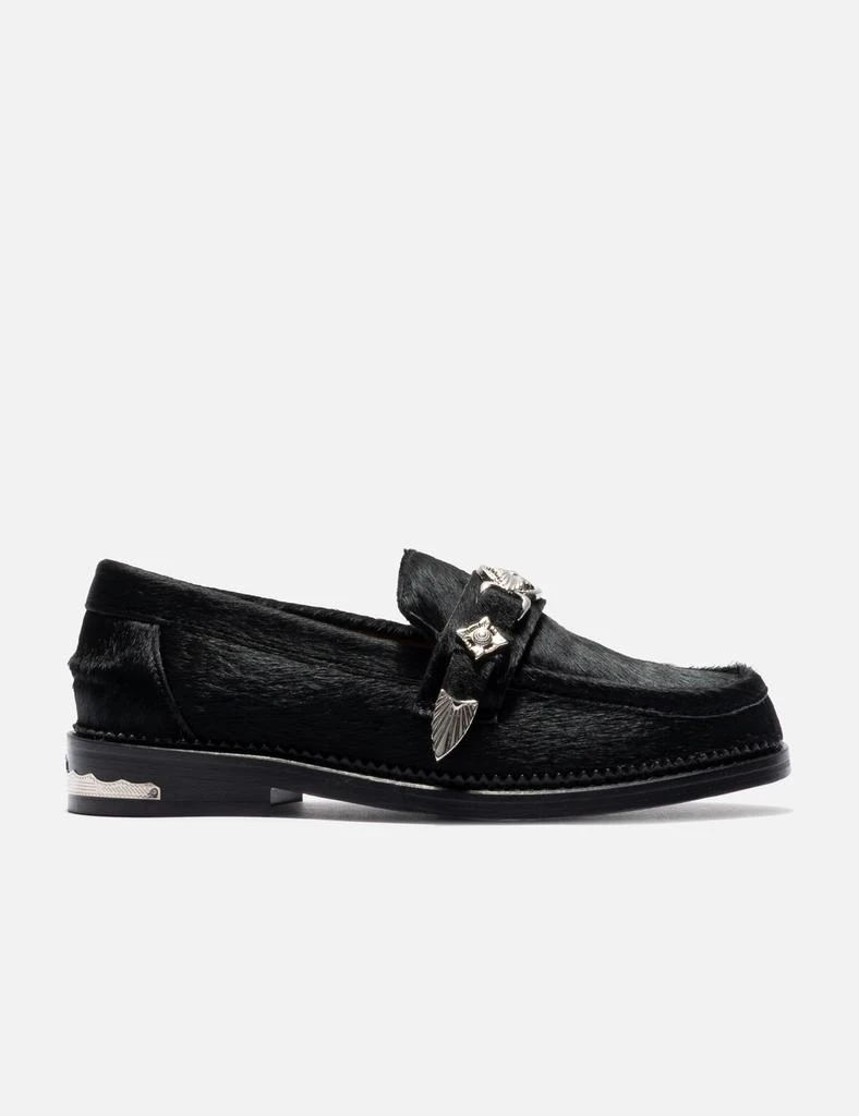 Toga Pulla HBX Exclusive Black Pony Loafer