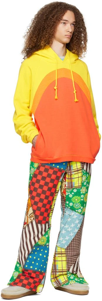 ERL Yellow & Orange Rainbow Hoodie 4