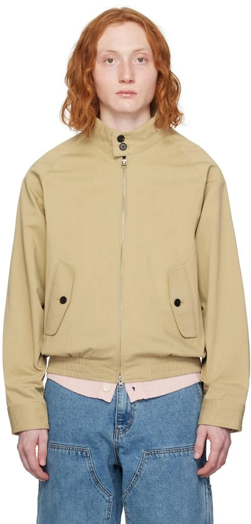 Dunst Beige Modern Harrington Jacket 1