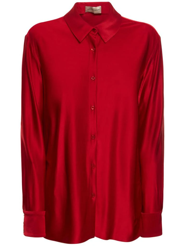 Alexandre Vauthier Shiny Jersey Shirt 1