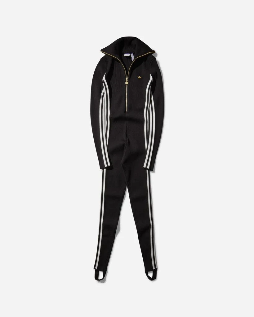 Adidas Women's Premium Knit Jumpsuit Black 1