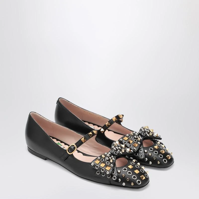 Valentino Ballerina Mary-Jane Bowow with studs 2