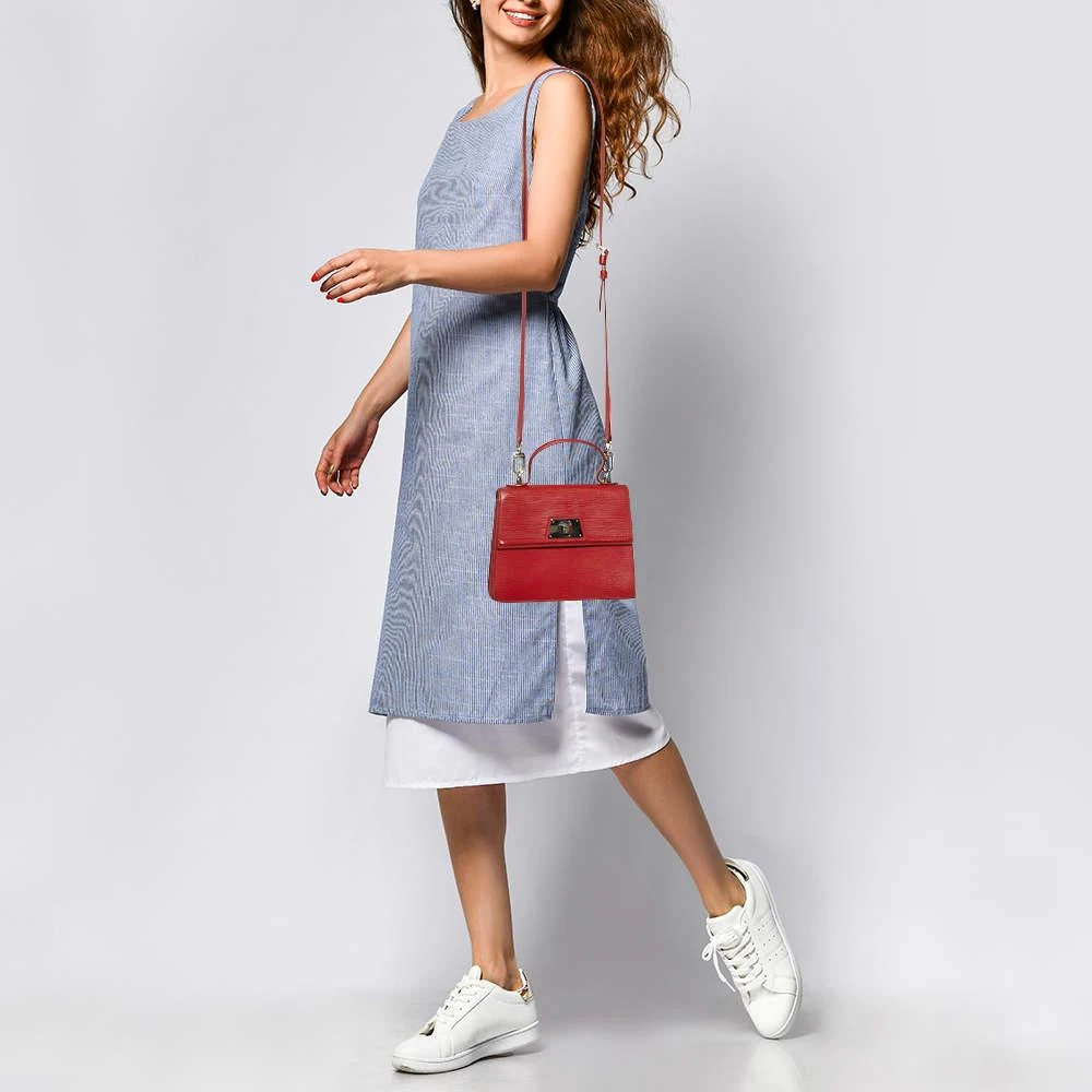 Louis Vuitton Louis Vuitton Rubis Epi Leather Sevigne PM Bag 2