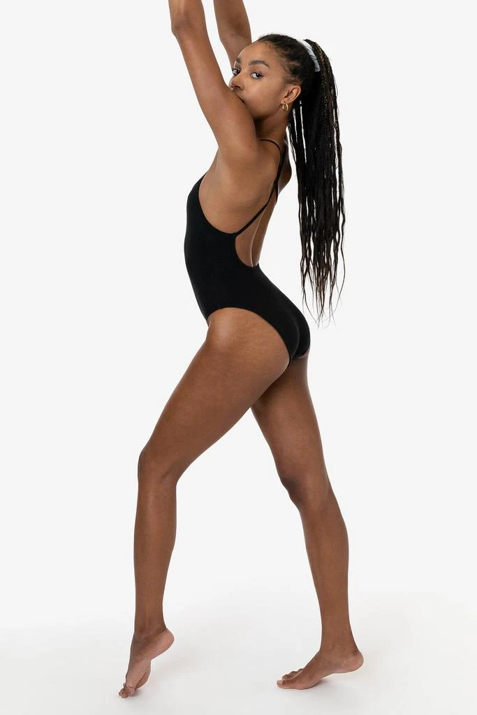 Los Angeles Apparel B308GD - Garment Dye Spaghetti Ruched Front Crossback Bodysuit 22