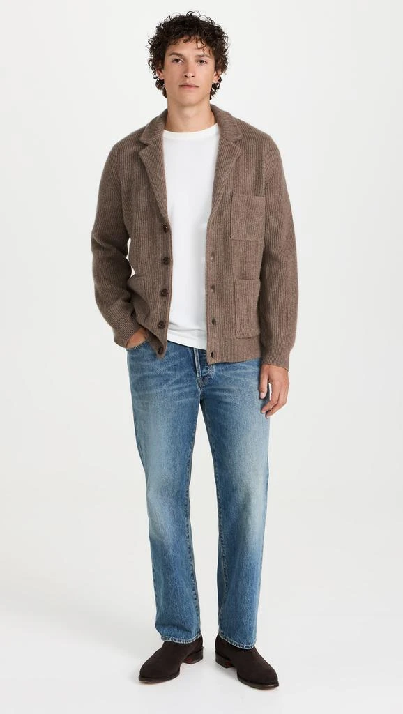 Alex Mill Mitchell Cardigan In Marled Cashmere 4