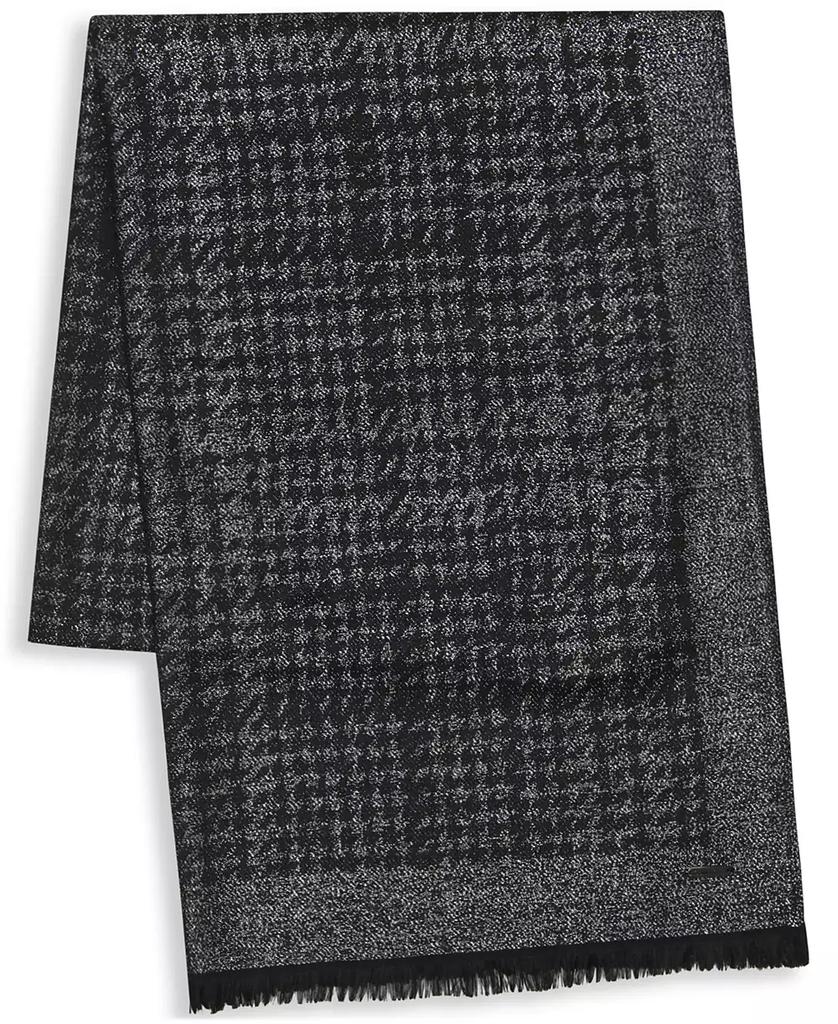 Calvin Klein Women's Tweed Pattern Lurex Wrap