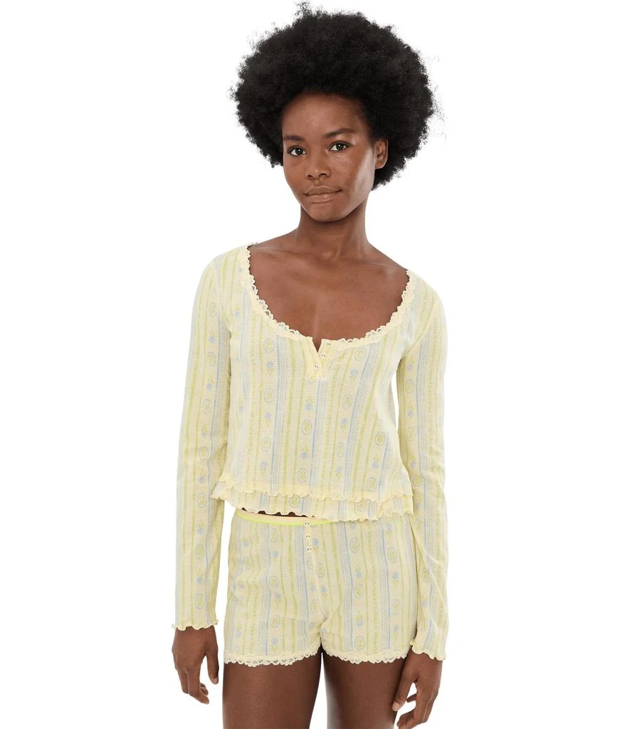 Free People Spring Break Sleep Set Printed