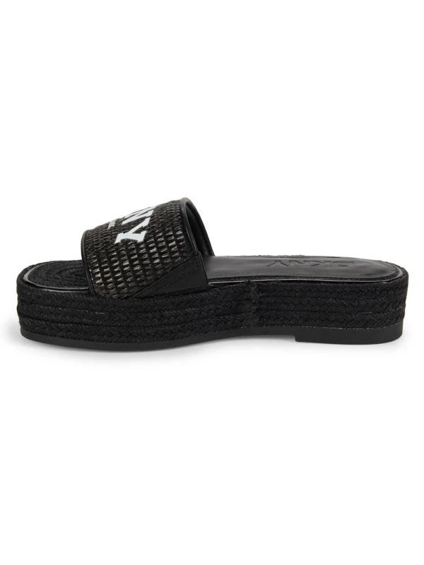DKNY 38MM Fiona Arch Logo Platform Slides 4